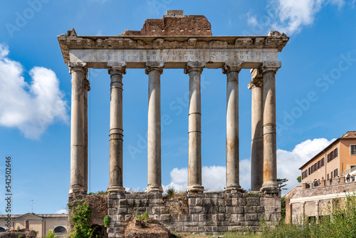 Fotografie, Obraz Ruins of Roman Forum in Rome, Italy