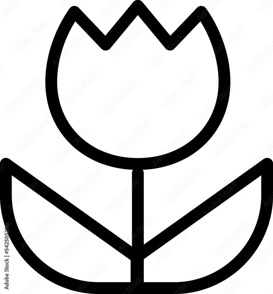 Flower blossom plant vector icon Flower blossom plant vector icon
