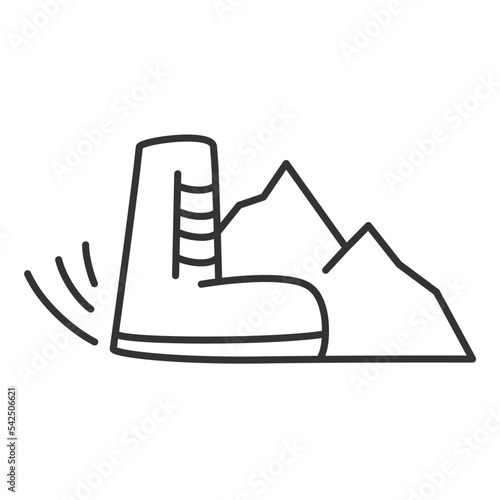 tourist icons for design vector version