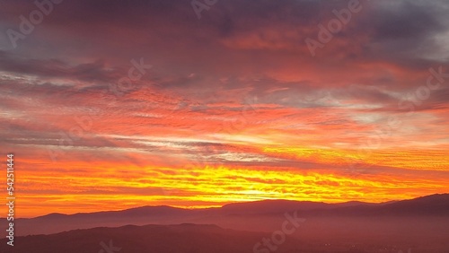 red sunset sky © Ryan