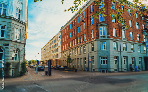 Photography Traditional architecture in the old town of Copenhagen, Denmark.