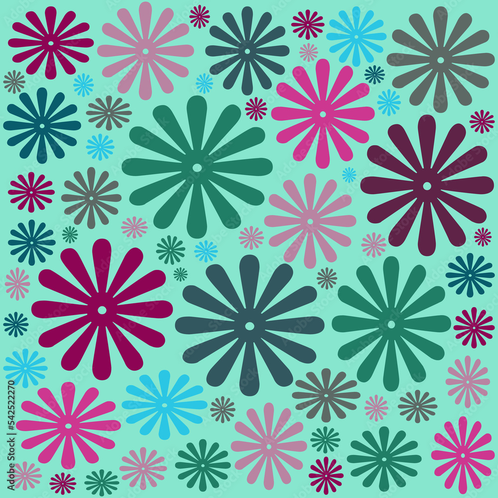 seamless pattern with flowers seamless pattern with flowers