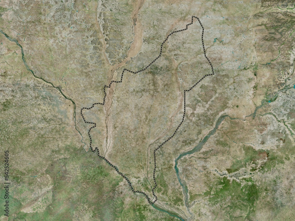 Dosso, Niger. High-res satellite. No legend Dosso, Niger. High-res satellite. No legend