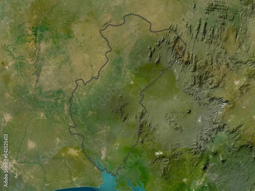 Cross River, Nigeria. Low-res satellite. No legend