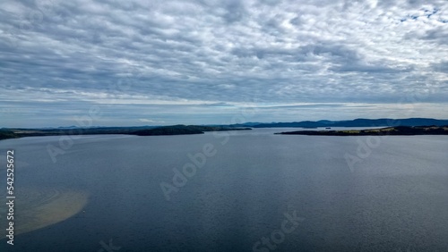 Aerial view of Myall Lake in NSW, Australia photo