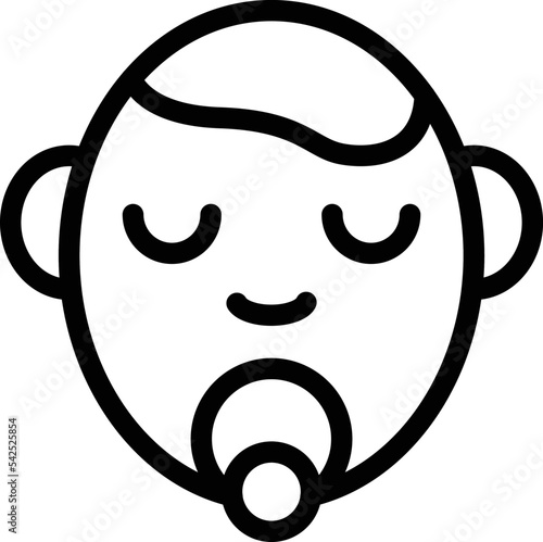 Baby icon outline vector. Childcare education. Service daycare