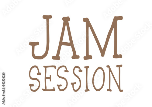 Jam Session lettering