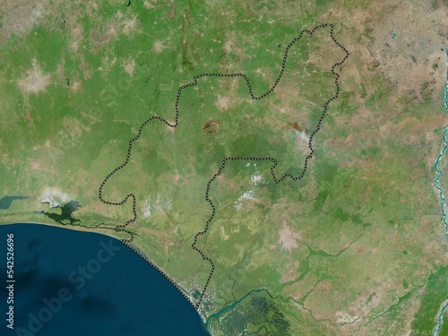 Ondo, Nigeria. High-res satellite. No legend
