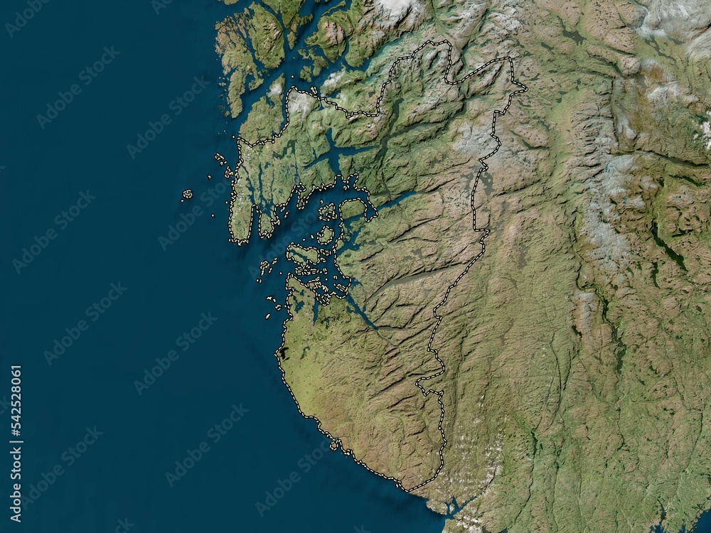 Rogaland, Norway. High-res satellite. No legend
