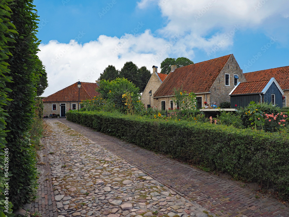Bourtange ist eine bewohnte ehemalige Festung in den Niederlanden