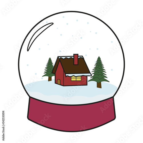 Obraz na płótnie Esfera de Navidad w salonie