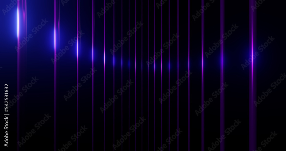 Render with purple light on vertical stripes Render with purple light on vertical stripes