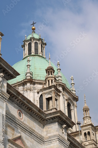 Cathedral of Como "Cattedrale di Santa Maria Assunta", Lombardia region, Italy. 