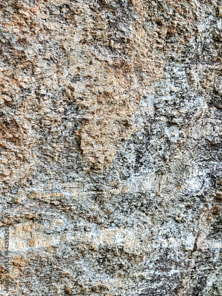 Fototapeta premium Close-up of colorful rock striations 