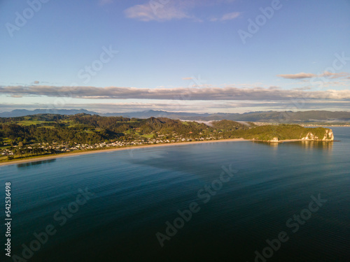 First light over Cooks Beach, Coromandel Peninsula in New Zealand's North Island