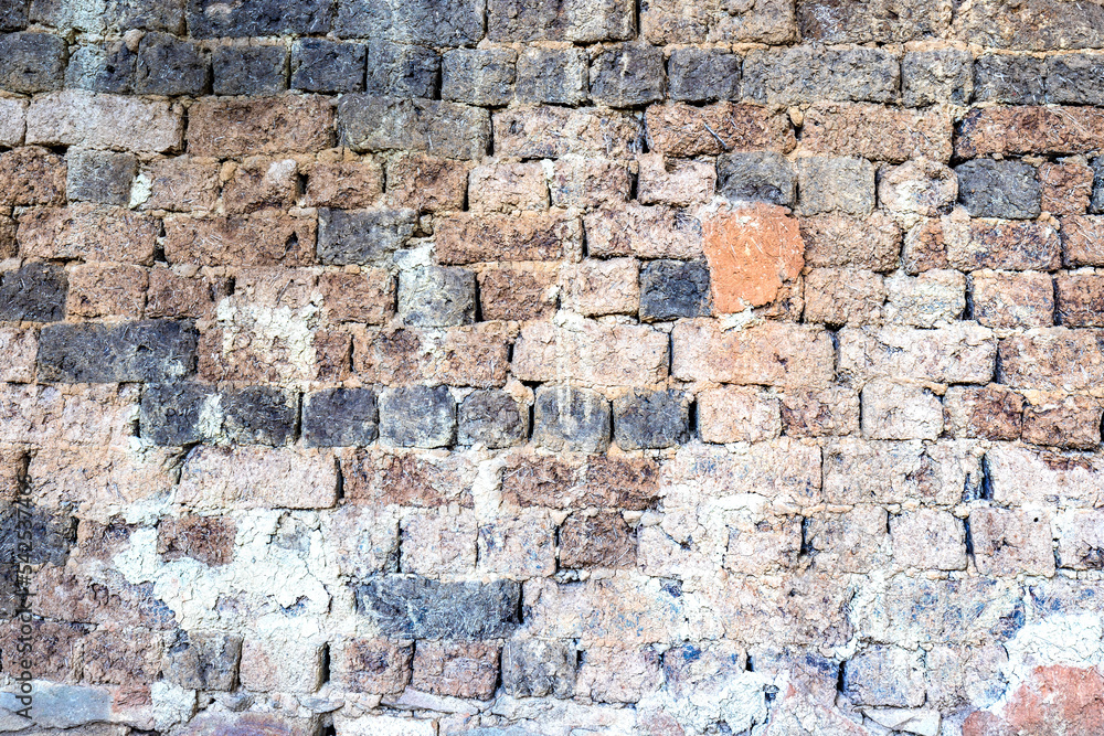 Old wall from adobe, perfect for the background.