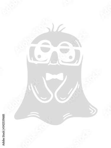 Hornbrille Nerd Geist Comic 
