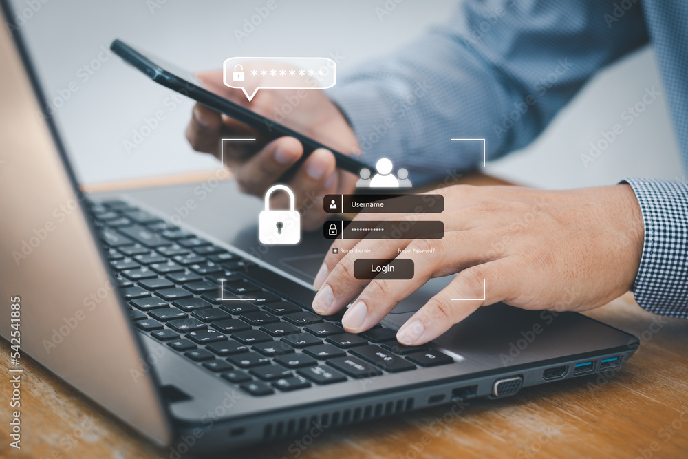 Cyber security with biometrics authentication technology, Two factor