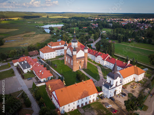 Suprasl, Poland - August 3, 2021:  Monastery of the Annunciation in Supraśl