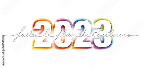 CARTE DE VOEUX 2023 COLORÉE