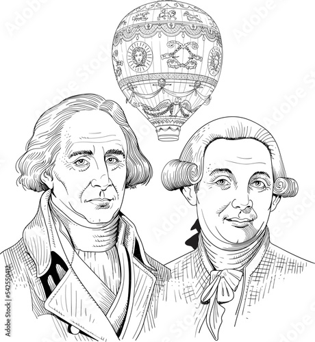 Montgolfier brothers portraits