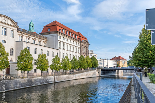 Sandkrug bridge over the Berlin-Spandau shipping canal in Berlin, Germany