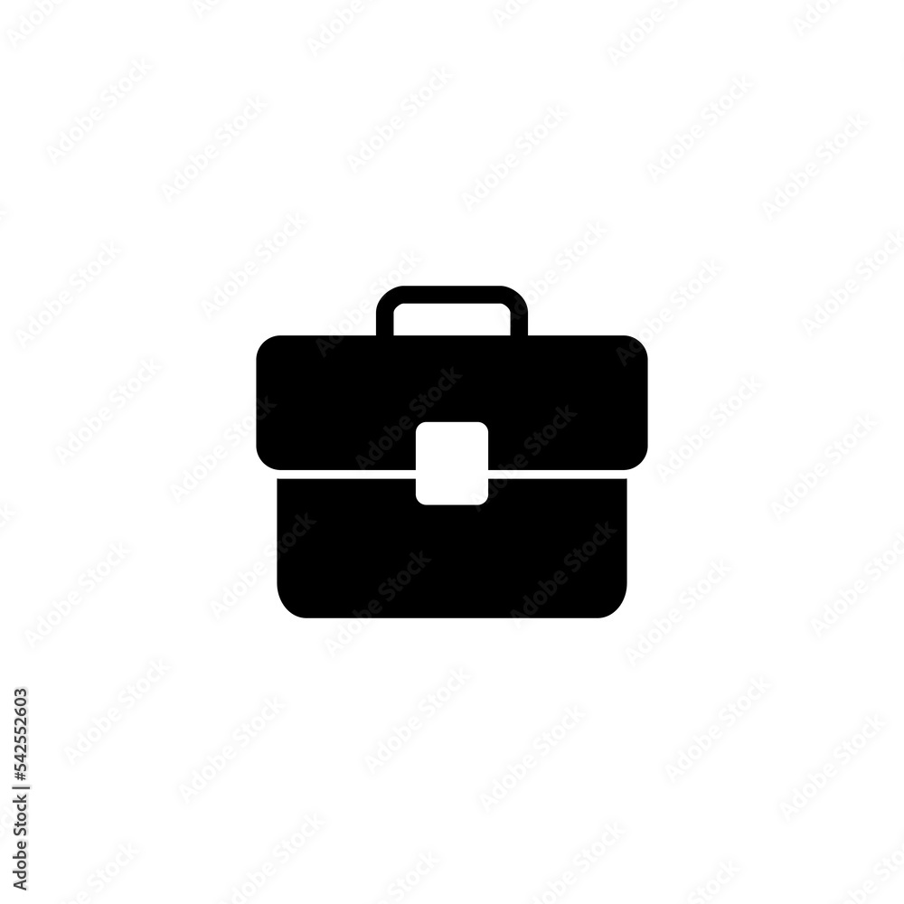 Briefcase icon vector illustration. suitcase sign and symbol. luggage symbol. Briefcase icon vector illustration. suitcase sign and symbol. luggage symbol.