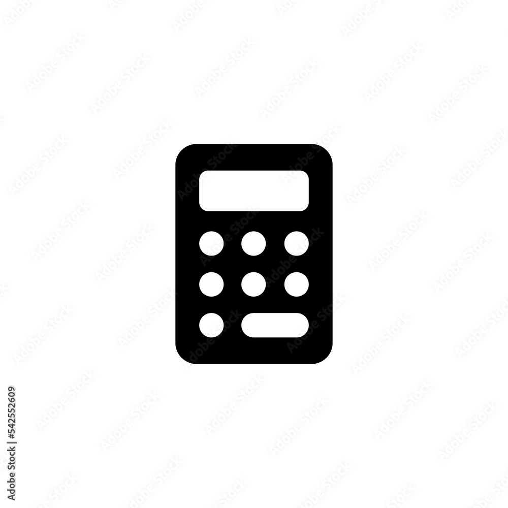 Calculator icon vector illustration. Accounting calculator sign and symbol. Calculator icon vector illustration. Accounting calculator sign and symbol.