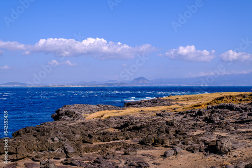 Scenic view of the islands against the sky