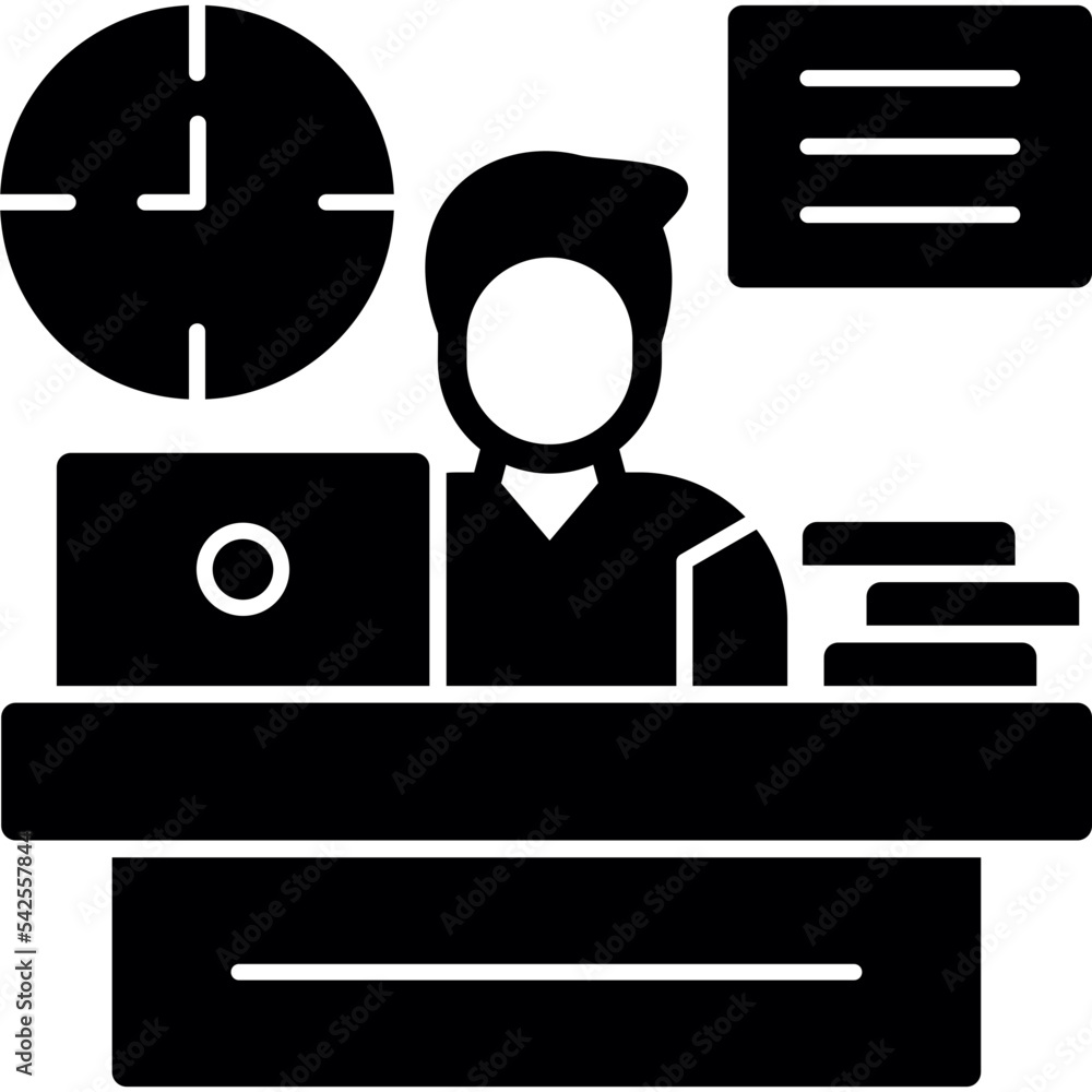 Office TIme Icon Office TIme Icon