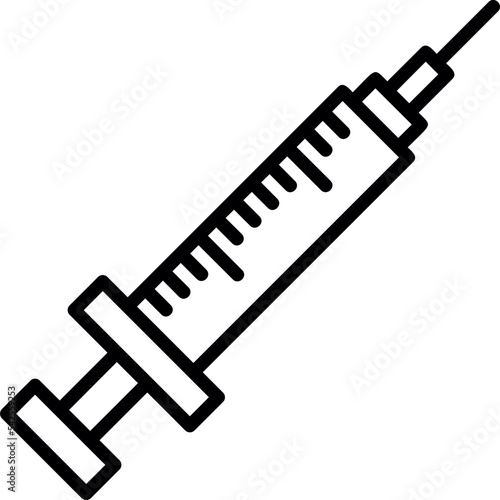 Obraz na płótnie Syringe Icon w salonie