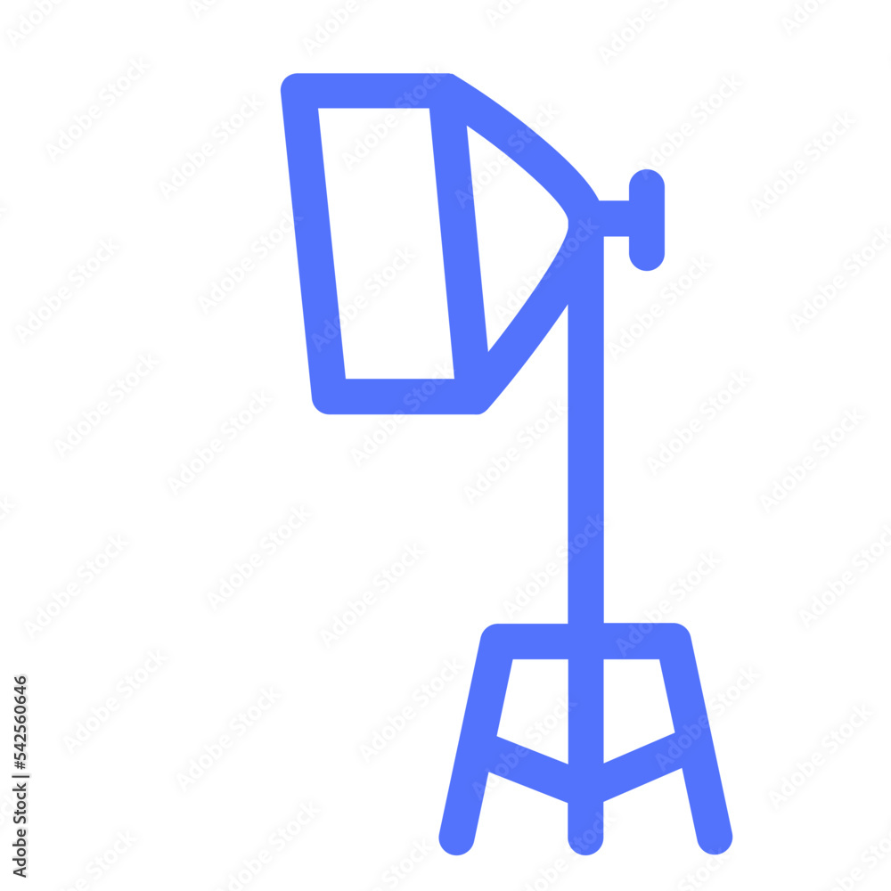 light lighting photo camera studio line icon light lighting photo camera studio line icon
