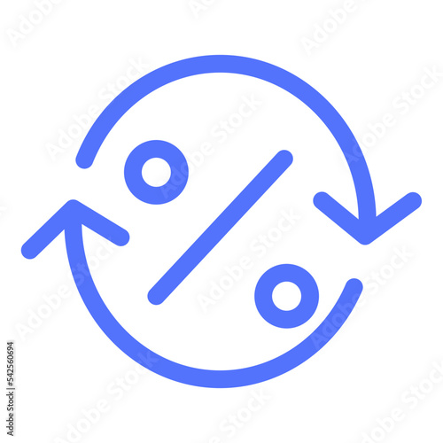 interest transaction finance line icon