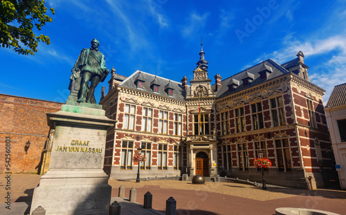 Juan VI de Nassau and Utrecht University Hall. Netherlands