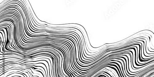 波　線　模様　背景