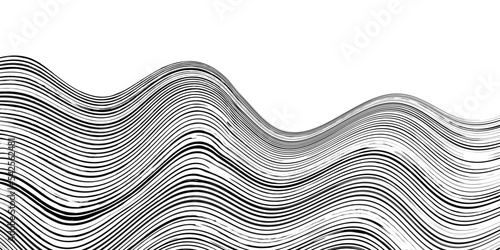 波　線　模様　背景