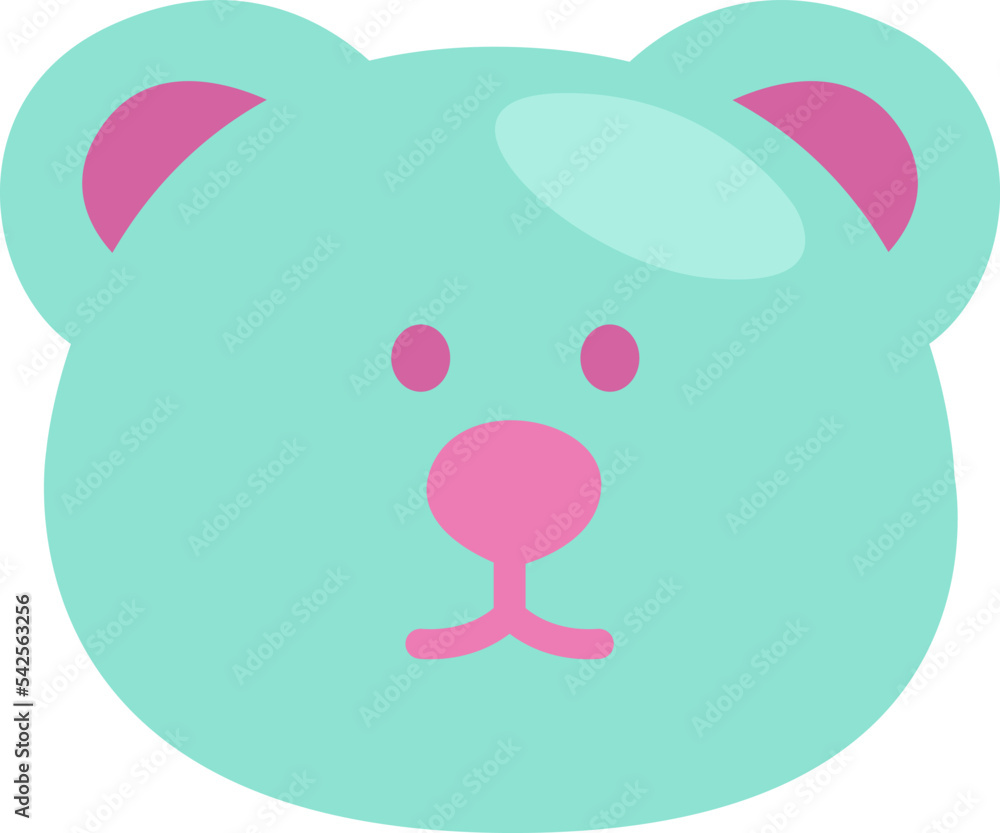 Childhood bear, icon, vector on white background. Childhood bear, icon, vector on white background.