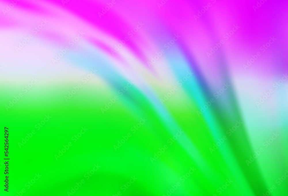 Obraz premium Light Pink, Green vector abstract blurred background.