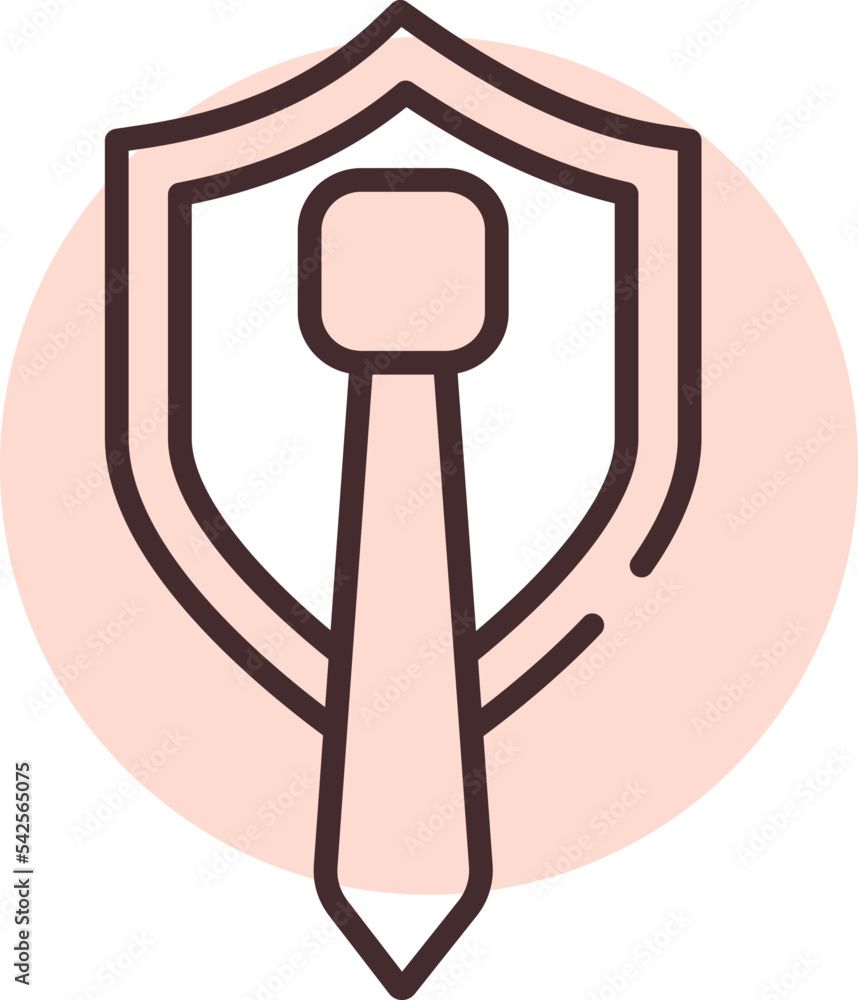 Team work security, icon, vector on white background. Team work security, icon, vector on white background.