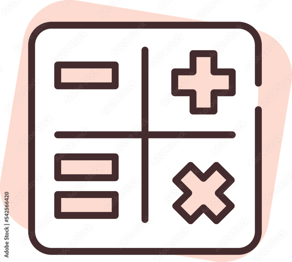 Obraz premium Shimpment calculator, icon, vector on white background.