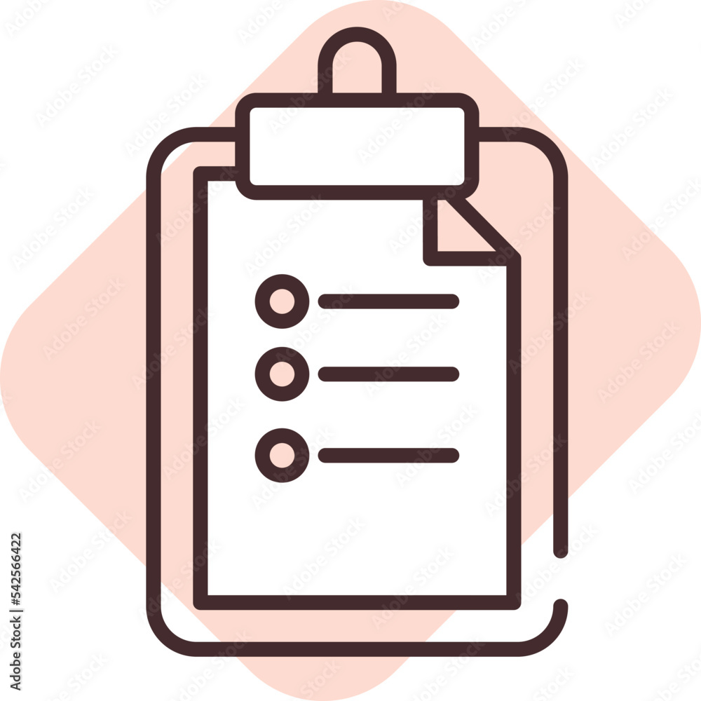 Shimpment checklist, icon, vector on white background. Shimpment checklist, icon, vector on white background.