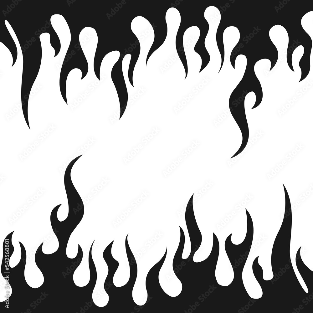 vector fire frame vector fire frame