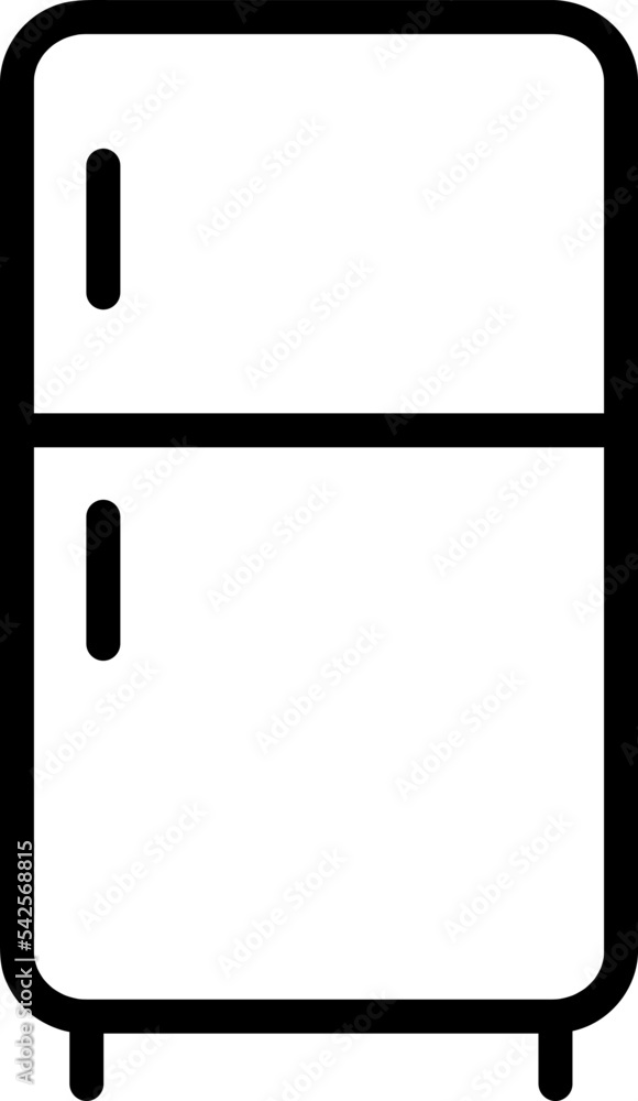 refrigerator icon vector symbol template on white background..eps refrigerator icon vector symbol template on white background..eps
