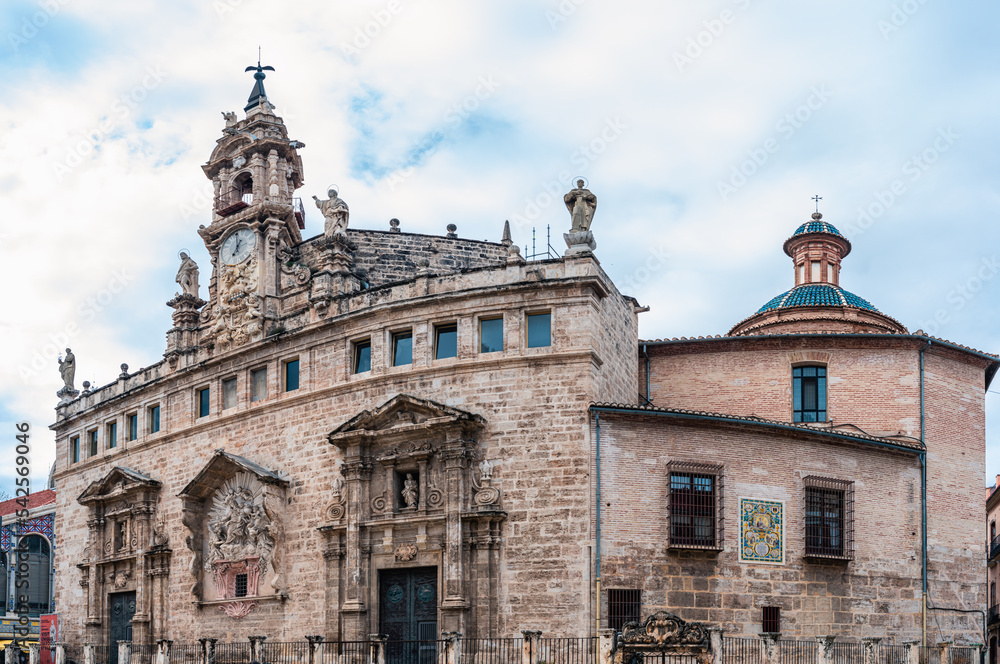 Roman Catholic Church Santos Juanes, Mercat, Valencia, Spain, Europe