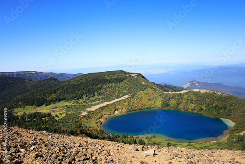 福島県の絶景｜一切経山山頂から見る五色沼