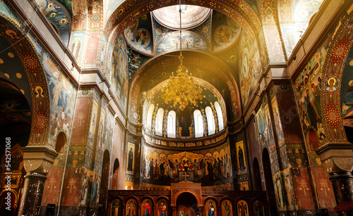 Simono-Kananite Monastery in Abkhazia.beautiful Orthodox church of the 16th century