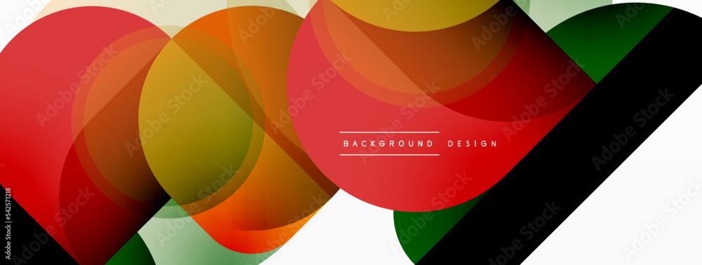 Round triangle shapes lines and circles. Geometric vector illustration for wallpaper banner background or landing page Round triangle shapes lines and circles. Geometric vector illustration for wallpaper banner background or landing page