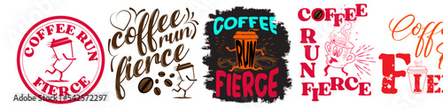 coffee time typography illustration 