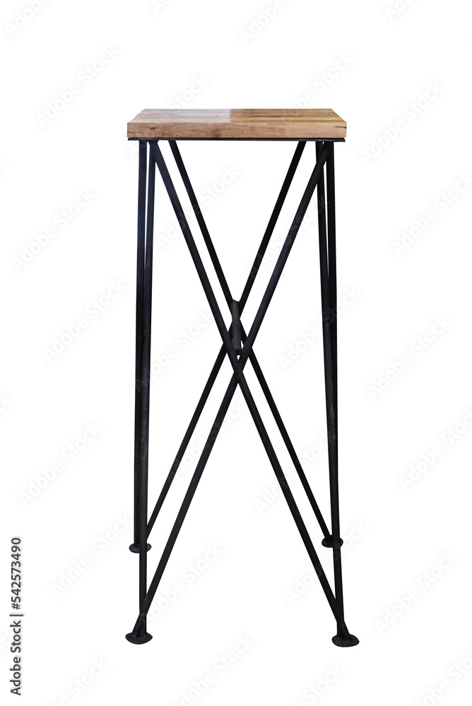 Wooden steel legs simplistic bar chair. Wooden steel legs simplistic bar chair.