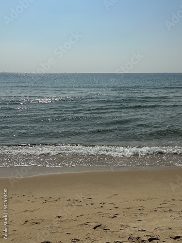 waves on the beach